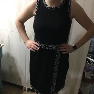 Dress black /white Sz s Michael Kors short sleeve